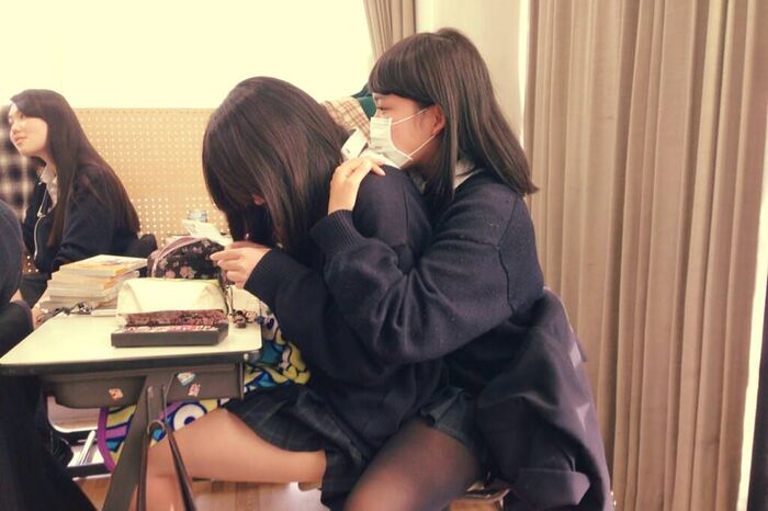 Closely adhered to the daily scenery of a playful schoolgirl wwww 2th image
