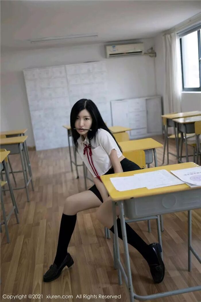 [XiuRen Hidetomi] 2021.01.05 No.2970 Shen Yumejo Bad Student Theme [60P] 13th image