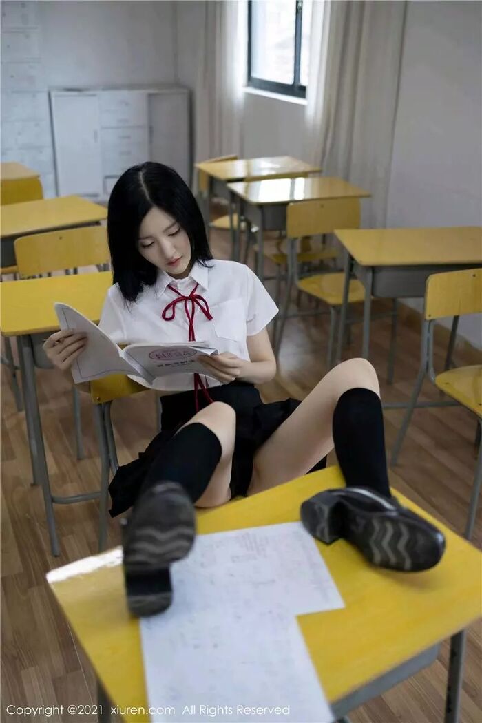 [XiuRen Hidetomi] 2021.01.05 No.2970 Shen Yumejo Bad Student Theme [60P] 18th image