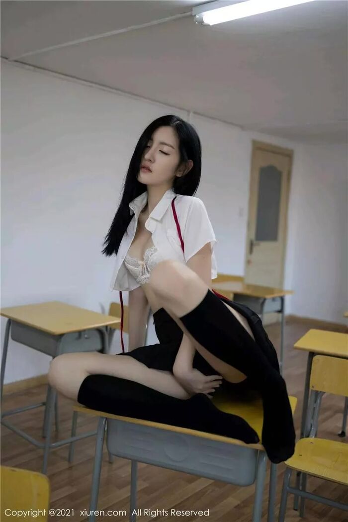 [XiuRen Hidetomi] 2021.01.05 No.2970 Shen Yumejo Bad Student Theme [60P] 25th image