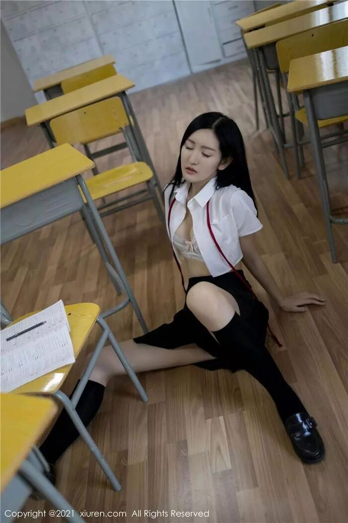 [XiuRen Hidetomi] 2021.01.05 No.2970 Shen Yumejo Bad Student Theme [60P] 28th image