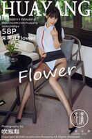 [HuaYang 花漾寫真] 2020.11.11 VOL.318 朱可兒Flower 白襯衫黑短裙黑絲OL Series [58P]