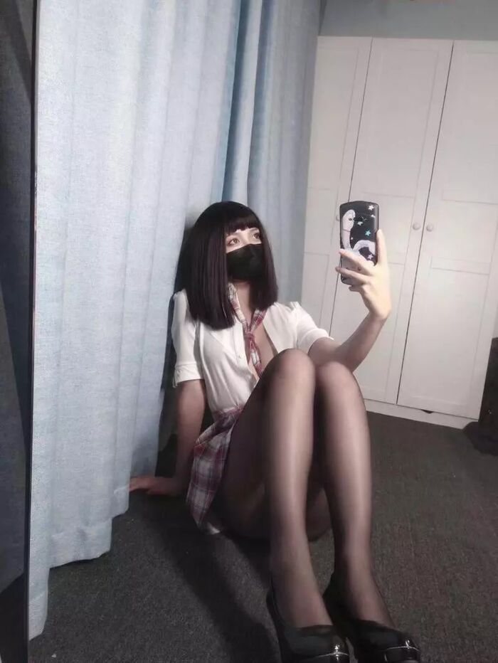 白襪襪格羅丫 Taming 絲襪口罩學生sister (43P) 10th image