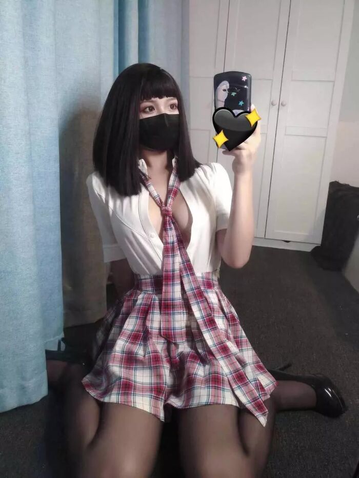 白襪襪格羅丫 Taming 絲襪口罩學生sister (43P) 4th image