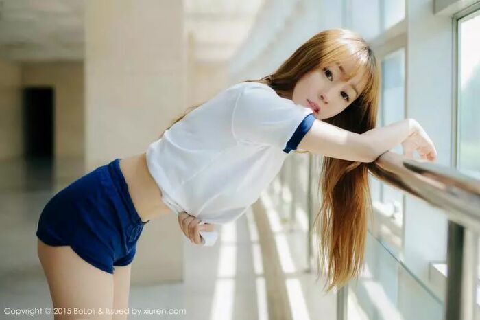 Goddess Wang Wang Ying Pure Exercise Wind Exposed Snow White Big Buttocks (50P) 13th image