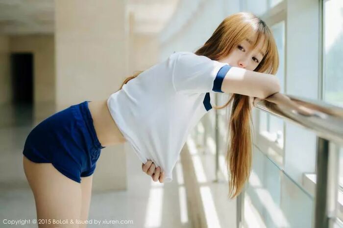 Goddess Wang Wang Ying Pure Exercise Wind Exposed Snow White Big Buttocks (50P) 14th image