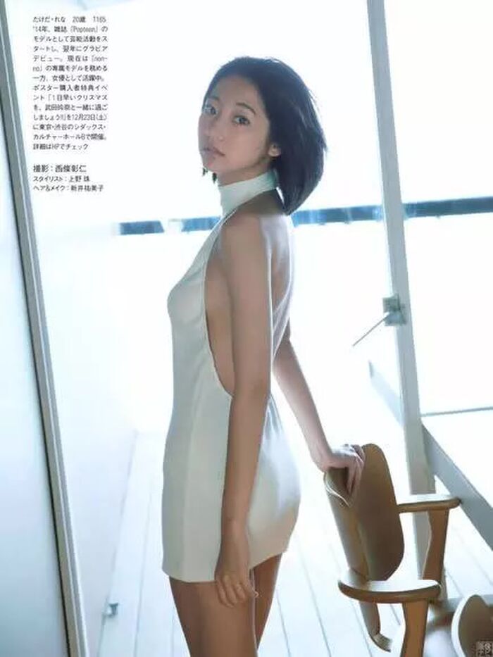 Rena Takeda (20) wearing an erotic dress. The shape of the is coming out... 7th image